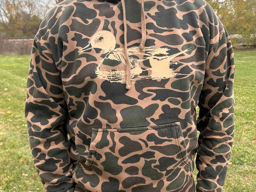 Duck Camo - Hooded Sweatshirt