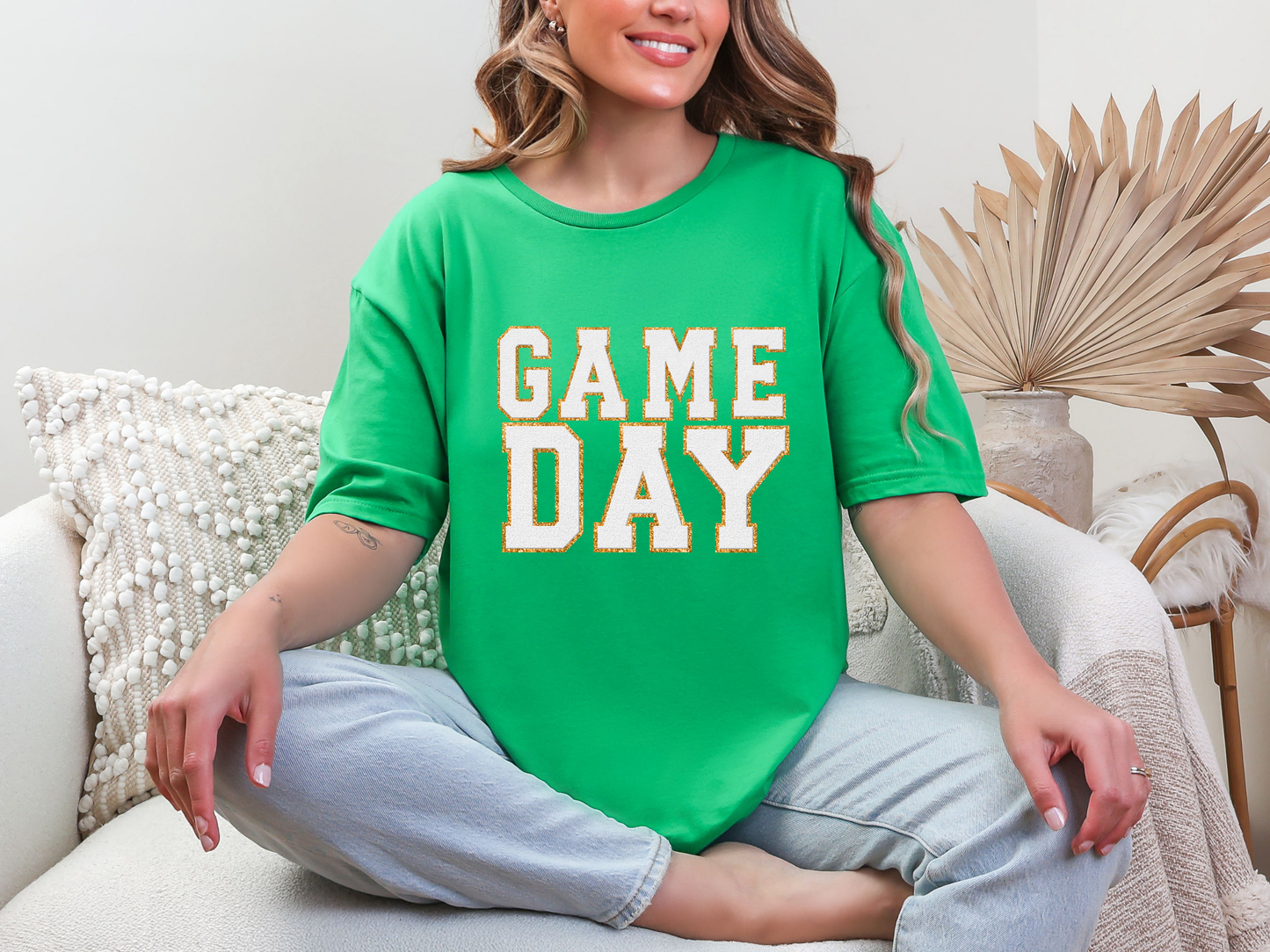 Game Day Kelly Green Graphic Tee in Multiple Colors