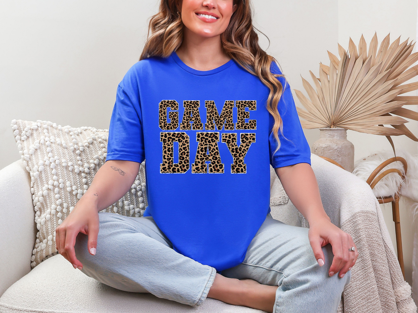 Game Day Royal Blue Graphic Tee in Multiple Colors