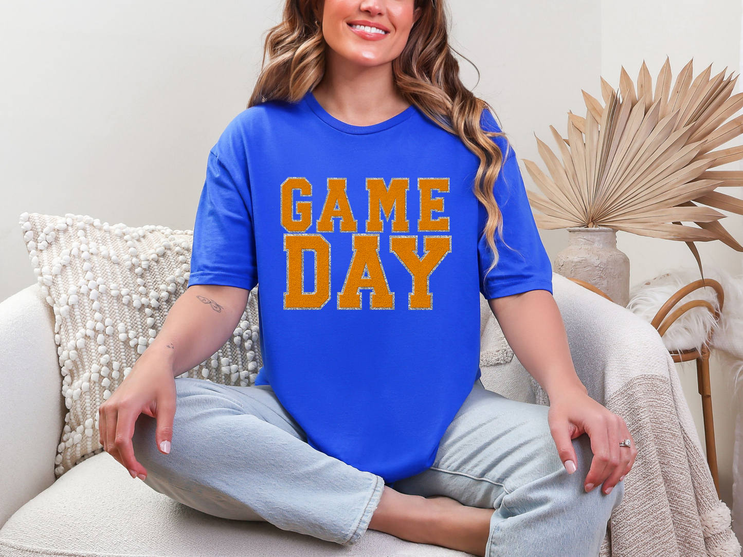 Game Day Royal Blue Graphic Tee in Multiple Colors