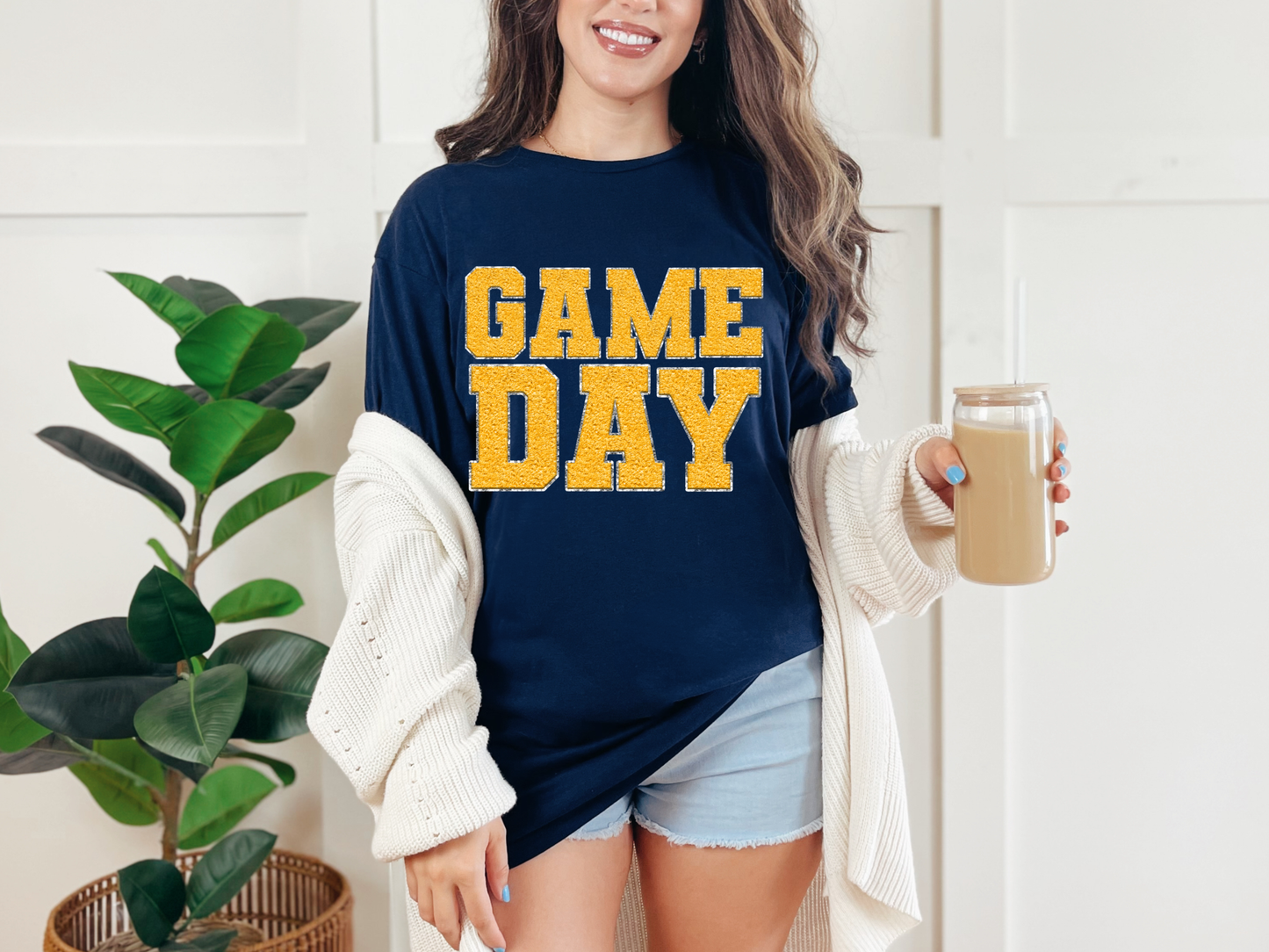 Game Day Navy Graphic Tee in Multiple Colors